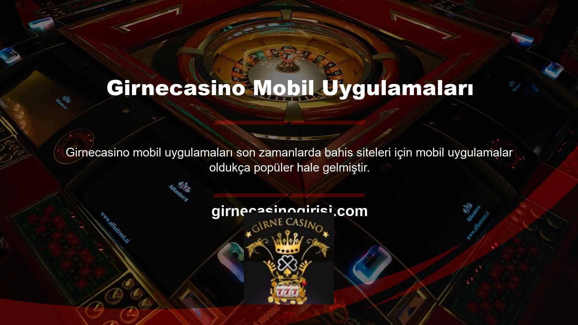 Girnecasino, güvenilir casino sitesi üyelerinin rahatlığı için bir mobil uygulama yayınladı